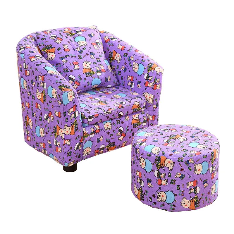 

Children's Sofa Fabric Tatami Mini Cartoon Single Female Boy Learn To Sit Cute Baby Kid Lazy Chair