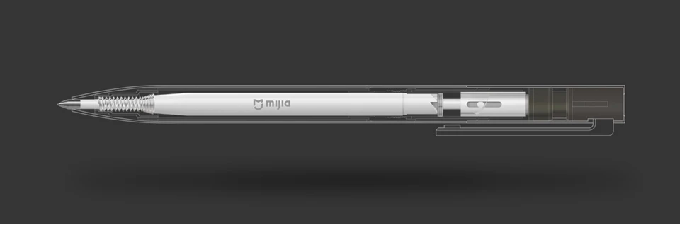 Xiaomi-Mjia-Metal-Signing-Pen-Aluminum-Alloy-180-Degree-Rotation-PREMEC-Refills-0.5mm-Rolling-Ball-Pen-MiKuni-Japan-Ink-(5-1) 