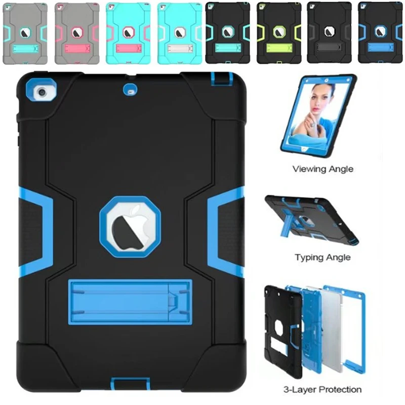 Чехол Amor Heavy Duty для Apple IPad Air 1 чехол планшета GLF Мягкий силикон + PC задняя крышка