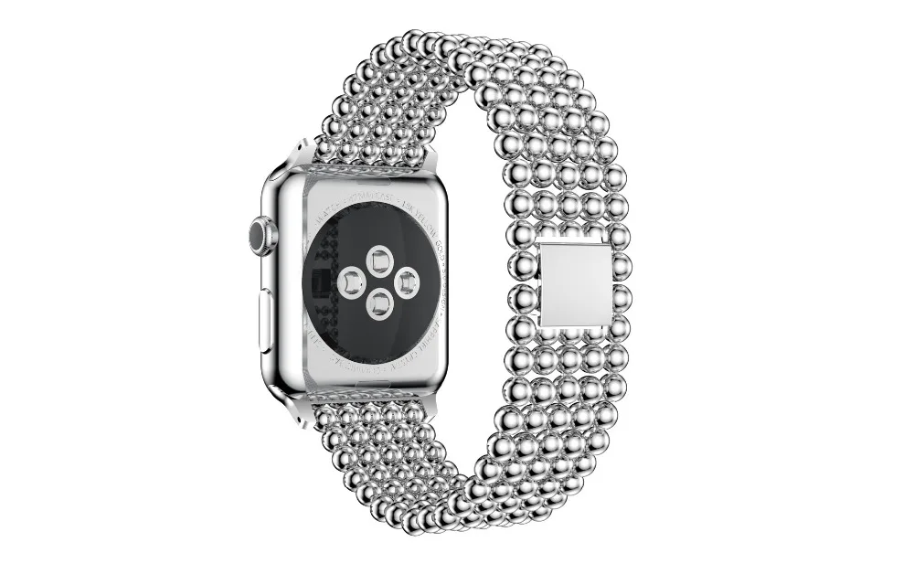 

Fashion Apple Watch Band 38mm Stainless Steel Metal Watch Strap Replacement Bracelet for Apple iWatch Women Watch Accessories
