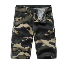 Камуфляжные мужские шорты Карго новые мужские s мужские шорты в повседневном стиле свободные рабочие шорты мужские военные Короткие штаны Большие размеры 28-38