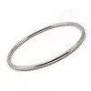 Stainless Steel Jewelry Bangle Casual Simple Silver Color Circle Bracelet For Women Drop Shipping 4