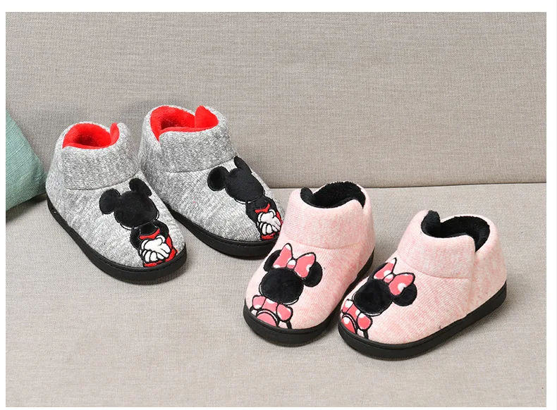 Sapatos de Bebê Disney Mickey Minnie Inverno Crianças Algodão Chinelo Sapatos Meninos - Meninas Indoor Aquecimento Casa Criança 2020 Mod. 312221 15 Weddings & Events