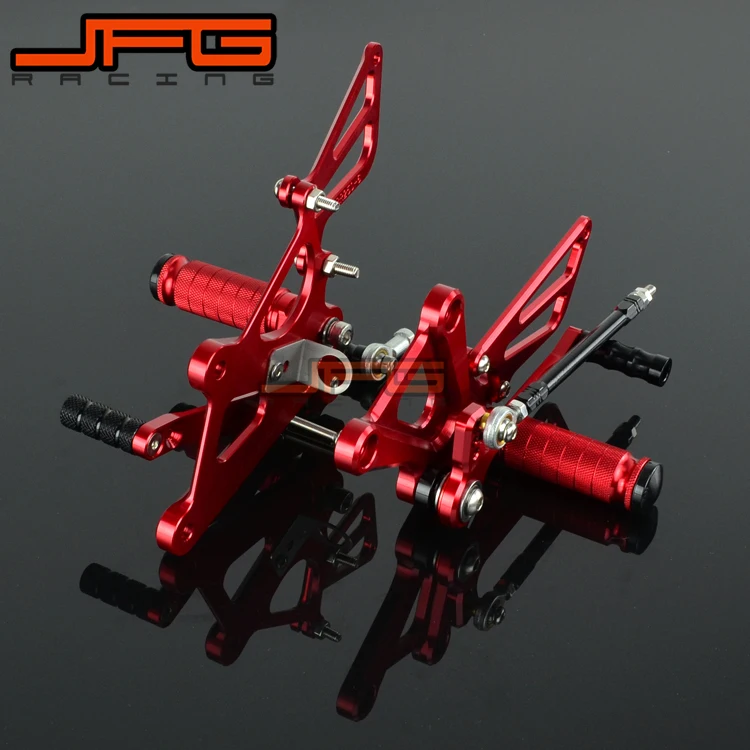 Мотоцикла с ЧПУ Регулируемая подножки Rearset подножки педали отдыхает для Honda CBR250RR ЦБ РФ 250 рублей 2011 2012 2013 2014 2015 Мотоцикла с ЧПУ Регулируемая подножки Rearset подножки педали отдыхает для Honda CBR250RR ЦБ РФ 250 рублей 2011 2012 2013 2014 2015