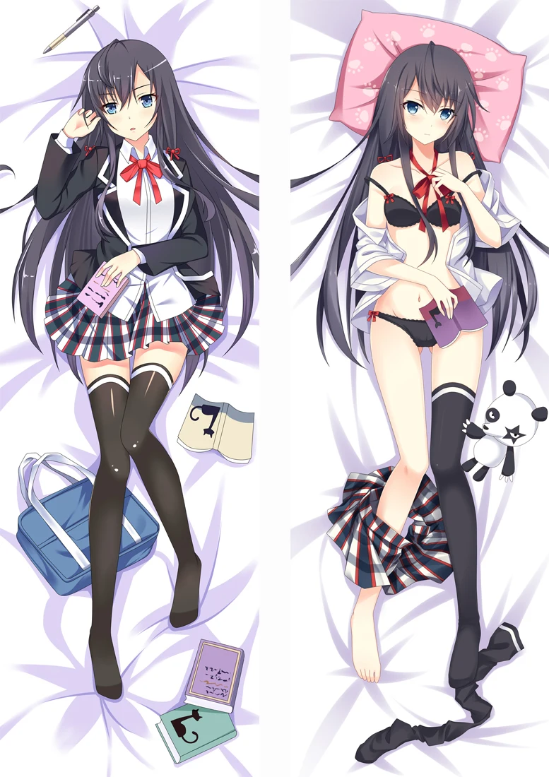 MMF яхари руда no seishun lovecome wa machigatteiru аниме персонажи yuigahama yui наволочка yukinoshita yukino