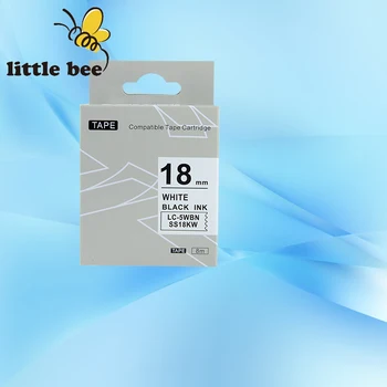 

1Pcs Compatible LC Tape LC-5WBN Label Tape 18mm Black on White for Epson Labelworks