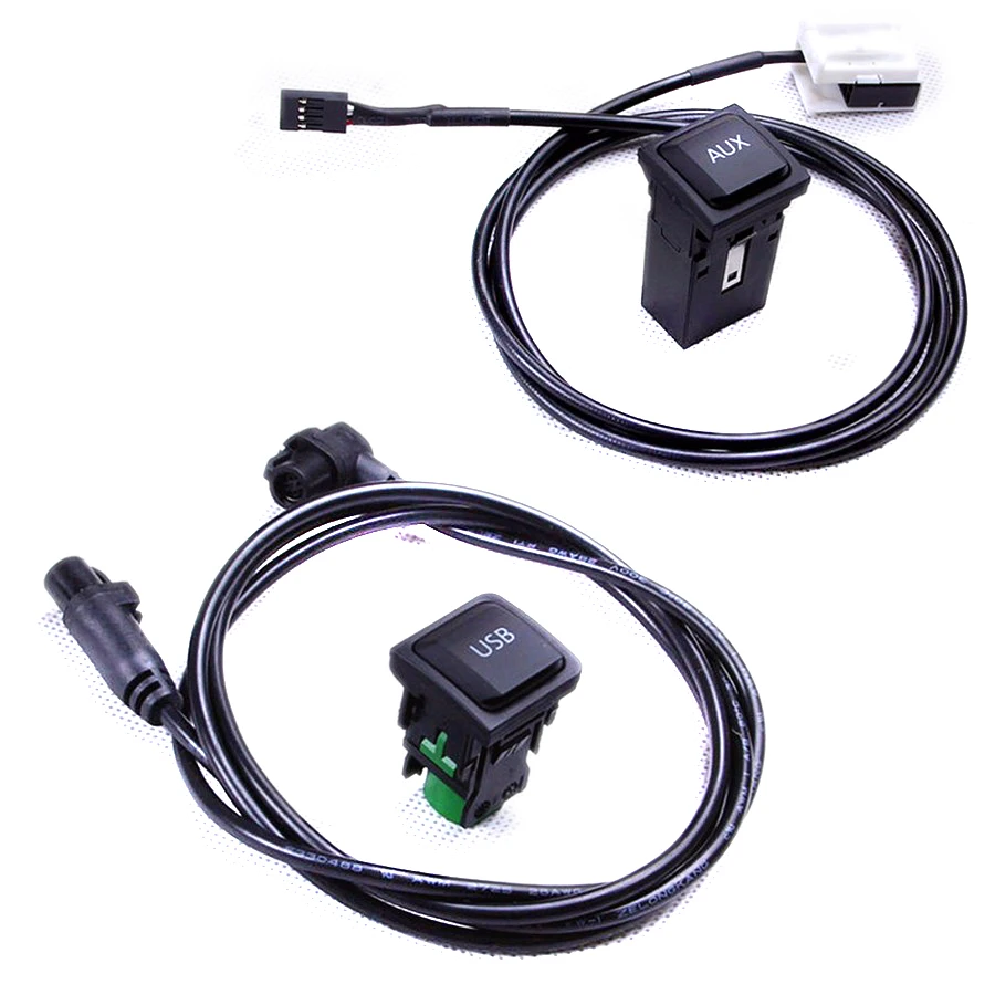 Автомобильный AUX + USB разъем подключения жгут проводов VW RCD 510 RNS315 Pour Jetta MK5 Golf MK6