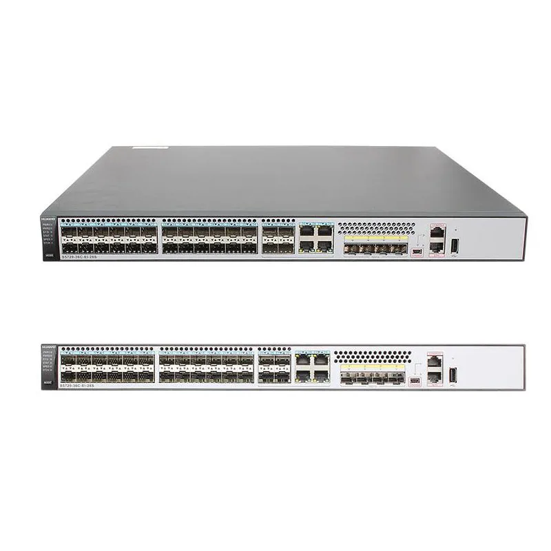 Switch da Série com 28-port Interruptor Original 28-port S5720 Series Switches Gigabit Ethernet Switch Hua Wei S5720-36c-ei-28s-ac 3 Interruptor Original Hua Wei S5720-36C-EI-28S-AC 28-port switch