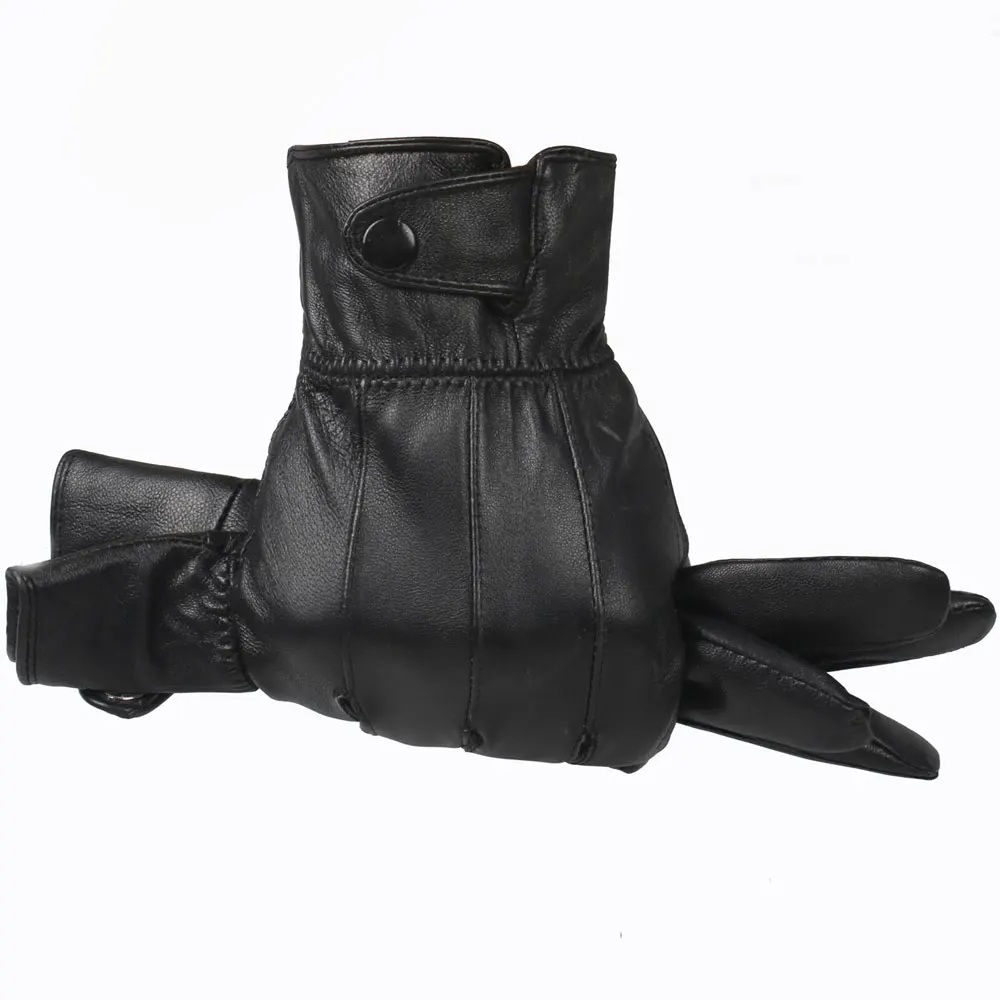 1 Pair Goat Man Skiing Running Gloves Ultra Velvet Ultra Thick Gloves Winter Running Accessories
