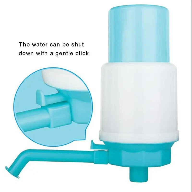 

Hand Pressure Drinking Water Bottle Pump Manual Plastic Durable Environmental Protection Water Dispenser Home Tools 18x8cm