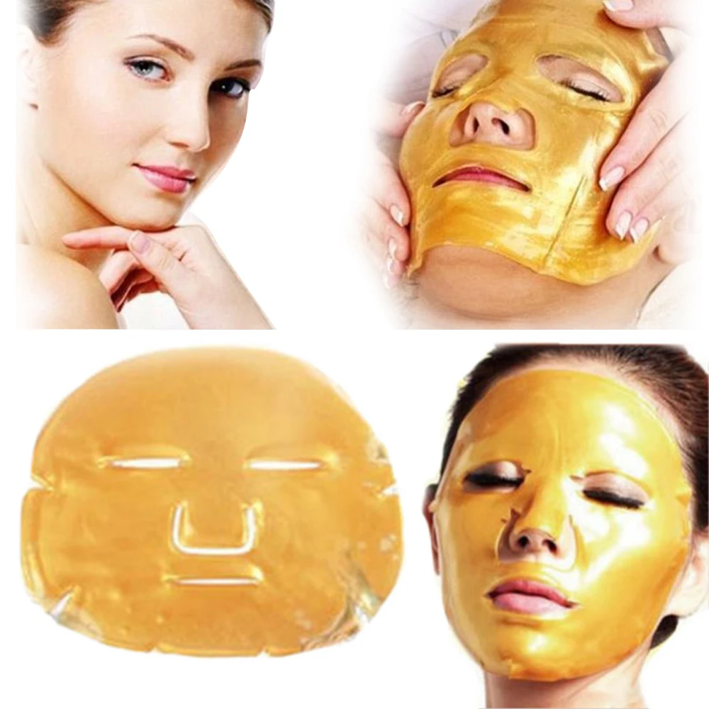 5 шт. Коллагеновые увлажняющие Антивозрастные маски для лица|mask hydrating|gold collagen face