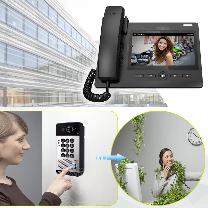 Видеодомофон с защитой от воды|door lock remote|sip intercomlock remote |