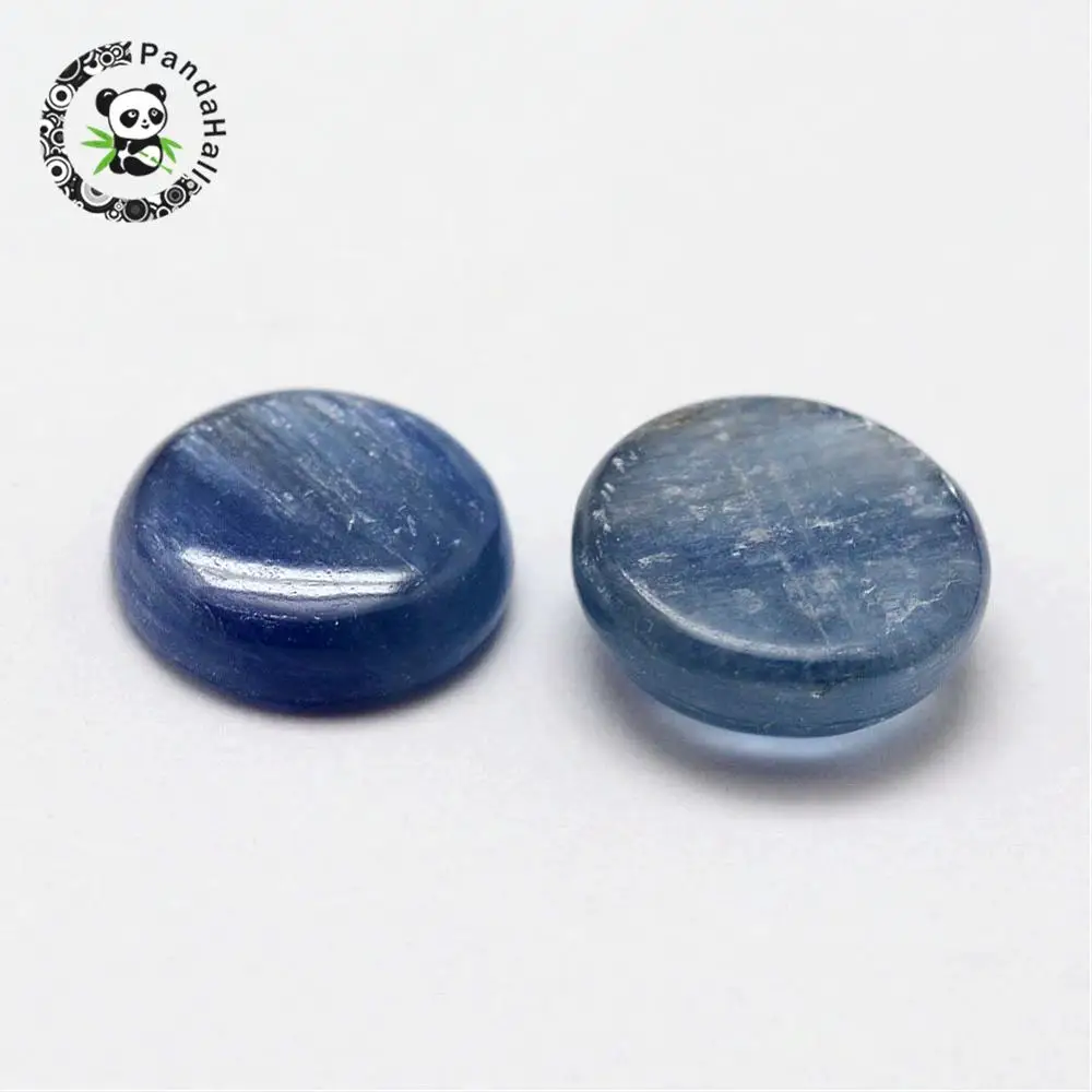Купольные кабошоны из натурального кианита 8x3 мм|cabochon natural|dome cabochoncabochon dome |