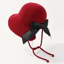 Новинка года; дышащая хлопковая трикотажная Панамка рыбака с бантом; Женская Складная шапочка для отдыха