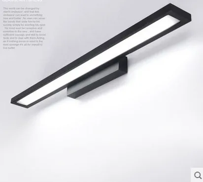 Bathroom Led Mirror Front Light LED Stainless Steel Wall Mounted Make-up Bathroom Lights AC220V Modern Wall Lamps Bathroom Led Mirror Front Light LED Stainless Steel Wall Mounted Make-up Bathroom Lights AC220V Modern Wall Lamps