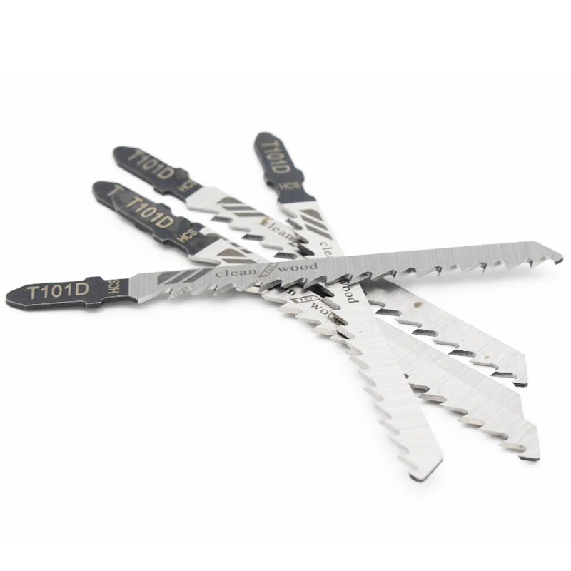 20pcs T-Shank JigSaw blade T101D T144D T244D Scrolling Jig Saw Blades Set For Precision Cutting Wood