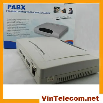 

VinTelecom CP308 with 3 CO lines x 8 ext. MINI PBX for SOHO phone system solution