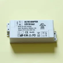 50 шт./лот 24V2. 5A 60 W Светодиодный драйвер для 3528/5050 светодиодный полоски