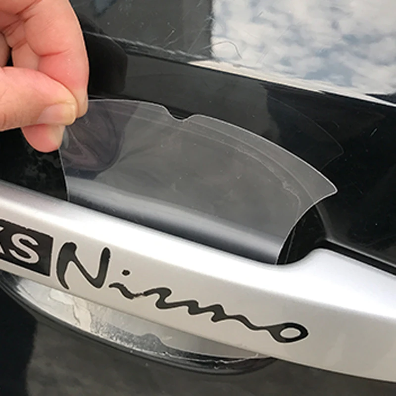 

5pcs/lot Car door Handle Stickers Protection for Mercedes-Benz A B C E S G M ML GLK CL CLK CLS E GL R SL SLK SLS-class AMG TPMS
