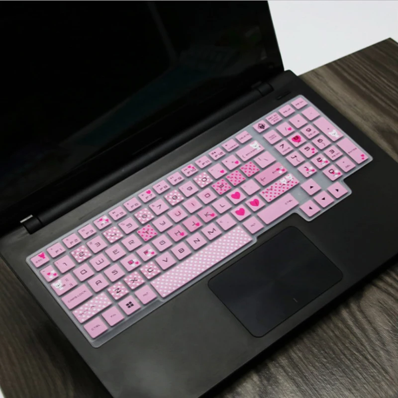 

Silicone Keyboard Case Cover Skin High invisible Protector Skin Cover Fit For HP 15.6 inch Laptop PC 1pc