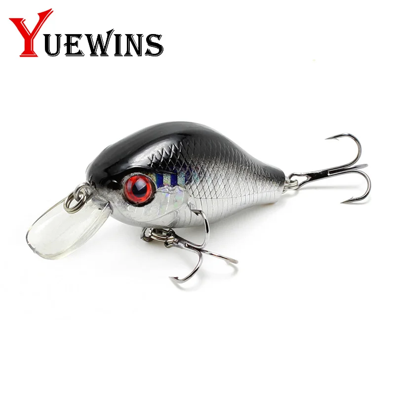 

Yuewins Big Wobbler Fishing lures 55mm 8.4g Swim Bass Topwater Crankbait Artificial Hard Bait for bass pike jerkbait QA179