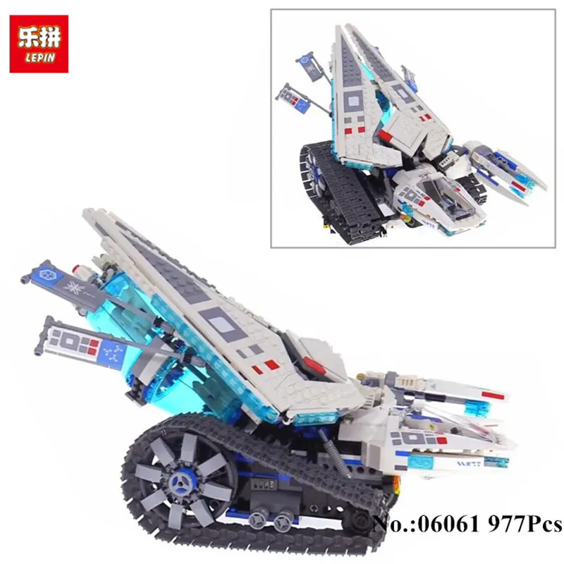

In Stock Lepin 06061 Ninja 977pcs Ice Tank model amine action figures Building kit Blocks Bricks brinquedos Toys for Gifts 70616