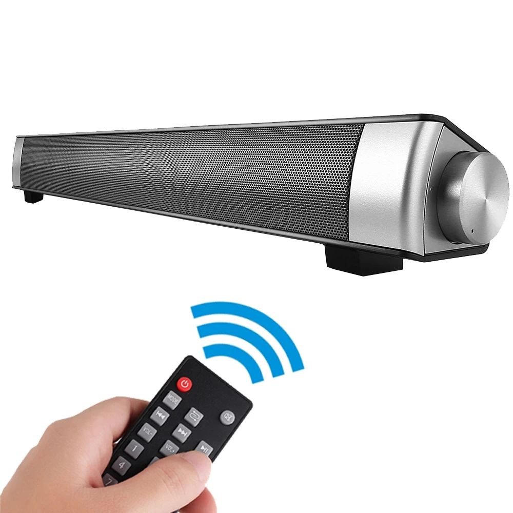 

Xingdoz Home Bluetooth Soundbar with Loud Stereo Sound Theater Audio Wireless Speaker For TV For Computer For Phone N20C