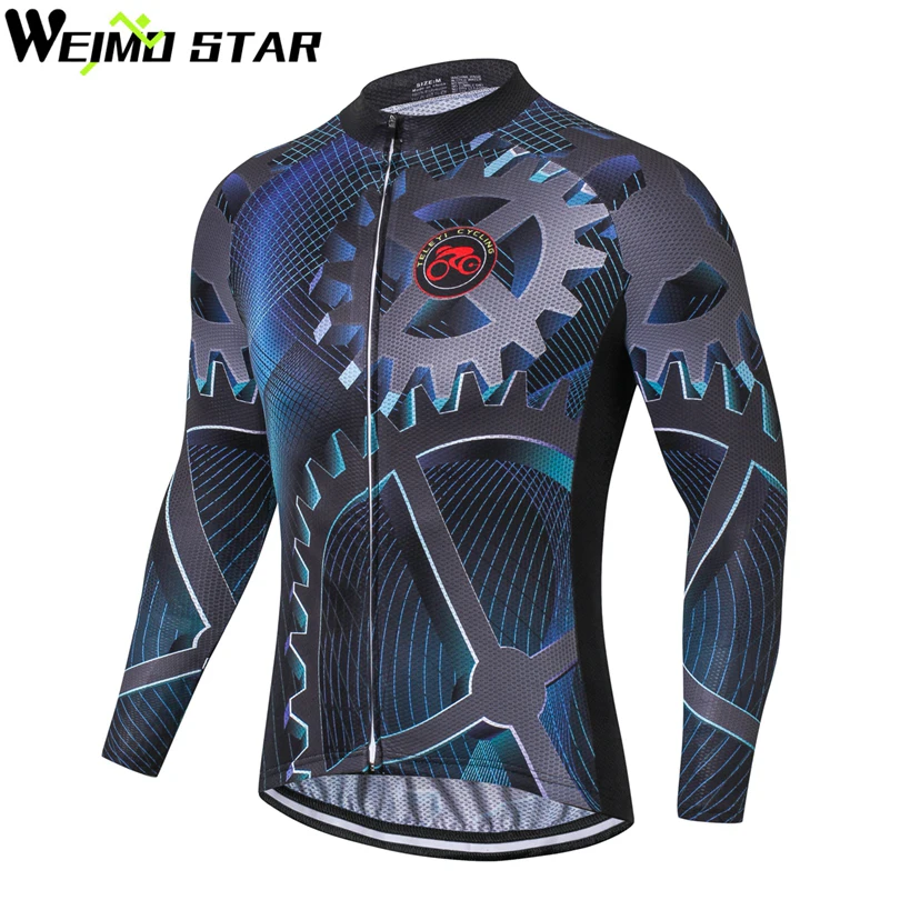 Weimostar فريق الرجال الدراجات جيرسي outdoor الرياضة الدراجة روبا ciclismo الدراجات طويلة الأكمام قمصان mtb الملابس ارتداء الدراجة والعتاد