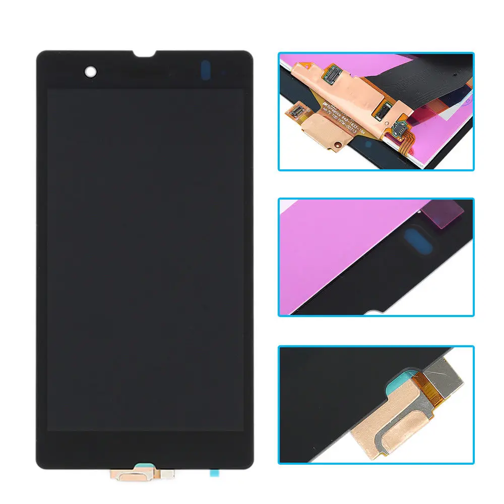A+++ LCD Display Touch Screen Assembly For Sony Xperia Z L36h C6603 C6602 C6606 Black New Original + Free Tools | Мобильные телефоны