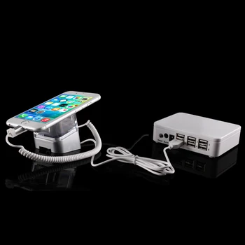 

Cell Phone anti-theft 8 Ports Alarm host and Charging security display system with Mobile Phone Display Holder Stand