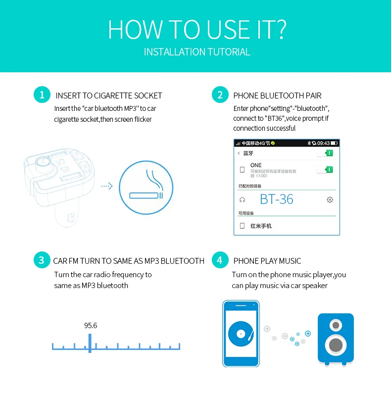 Fm-передатчик Aux модулятор набор гарнитуры с bluetooth основной libre voiture bluetooth беспроводной/manos libres bluetooth telefono