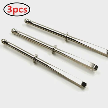 

3Pcs Stainless Steel Cited Clips Elastic Belt Wearing Rope Weaving Tool Bag Wrap Rope Wearing sewing accessories sewing tools