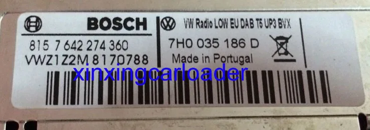 Абсолютно VW RCD310 радио/7H0 035 186D для Plaupunkt Bosch Tiguan