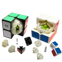 QiYi 2 Squar Magic Cube наклейки профессионального конкурса Скорость Cubo Magico QiDi вызов головоломки Развивающие игрушки Детский подарок