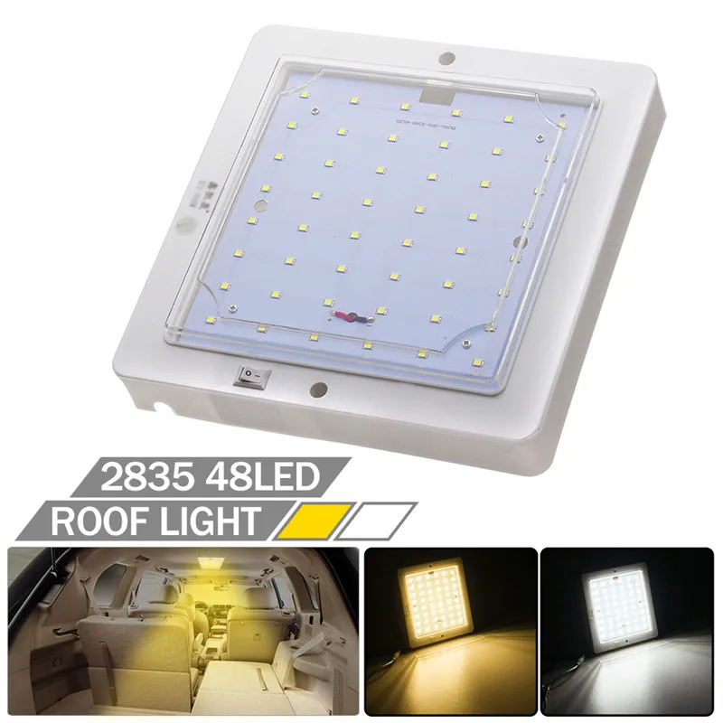 10W LED Roof Light for Camper Caravan Interior Dome Light 2835 Smd