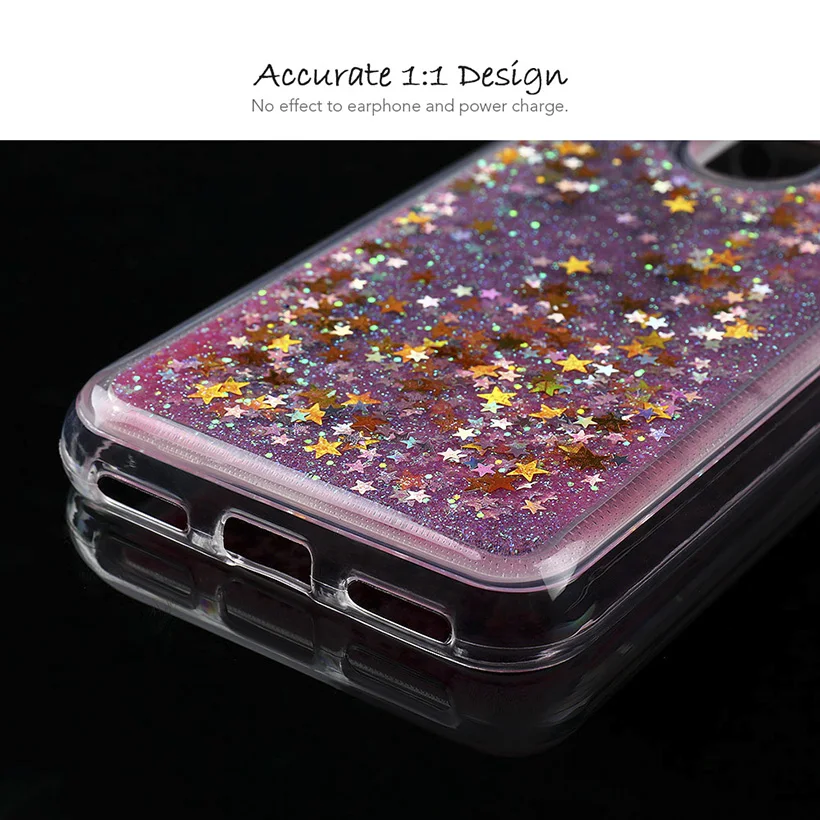 Блестящий Жидкий чехол для Huawei Honor 8X Max чехлы 20 20s 30s 8C 8A 9 10 Lite 9A 7A 7C Play 3 5C 6C 7X Mate lite