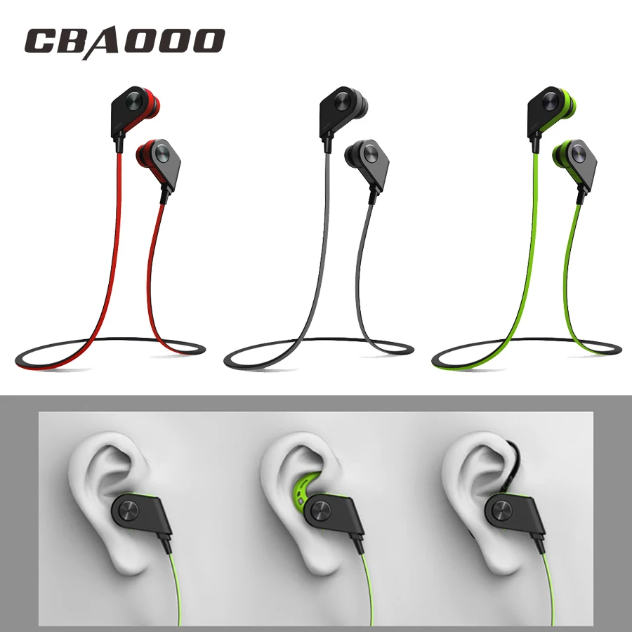 

CBAOOO K1 Bluetooth Earphone Sports Wireless Bluetooth Headphone Ear hook Blutooth Headset With Mic for iPhone Xiaomi phone