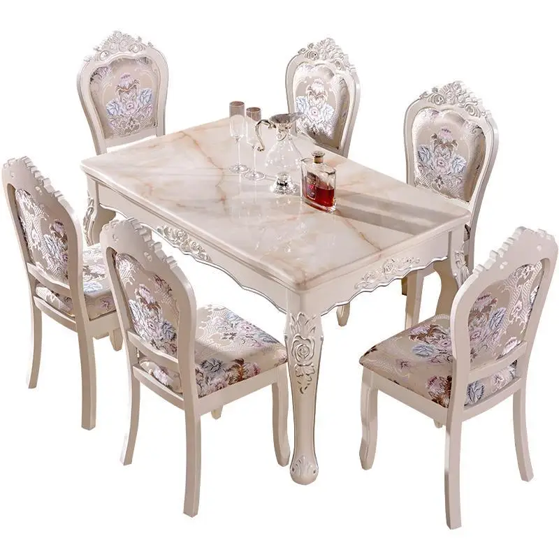 

Pranzo Eet Tafel Set Sala Jantar Dinning Meja Makan Marmol Juego De Wooden European Tablo Comedor Mesa Bureau Dining Room Table