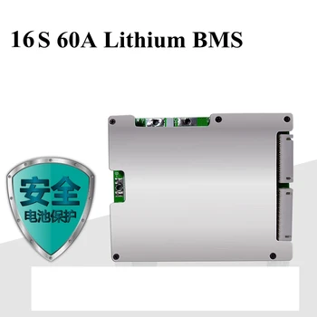 

16S 3.2V 3.7V 60A BMS Li-ion Ternary Iron Lithium with Equalization High Power Electric Motorcycle Electric Tricycle Dedicated