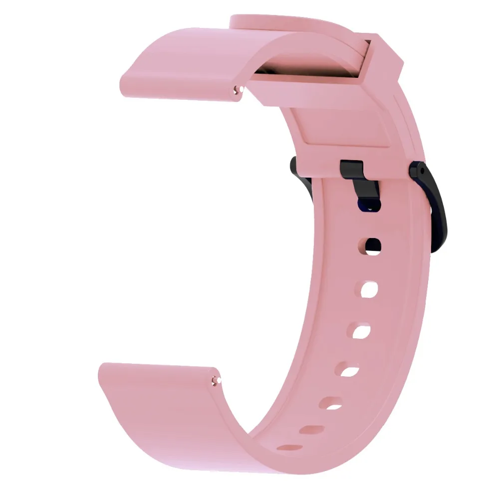 20 мм Смарт-часы ремешок для Amazfit ремешок Bip силиконовый браслет correa для Xiaomi Huami Amazfit GTS BIT PACE Lite Молодежные аксессуары