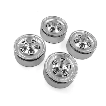 

4pcs Metal Wheel Hub for Range Rover 1/10 RC Car 1.9" Classic Aluminum CNC Beadlock Wheel Parts Fits Standard 12mm Hex