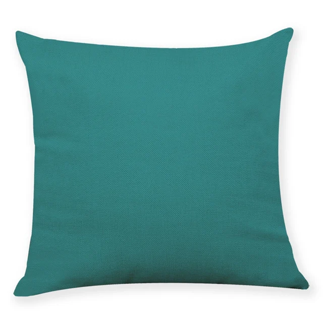 Dark Green Geometric Decorative Cotton Linen Cushion Cover green white