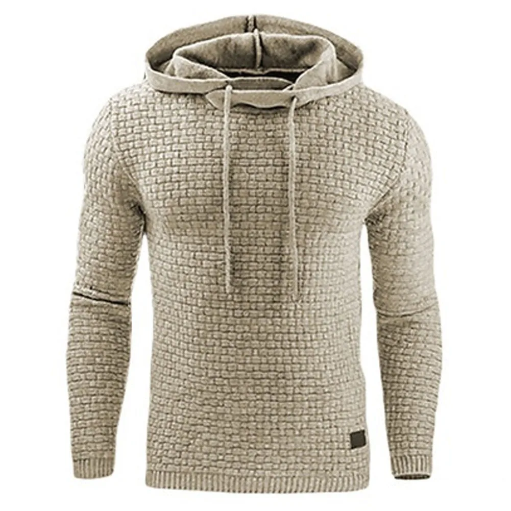 Hoodies Men 2018 Brand Male Long Sleeve Solid Color Hooded Sweatshirt Mens Hoodie Tracksuit Sweat Coat