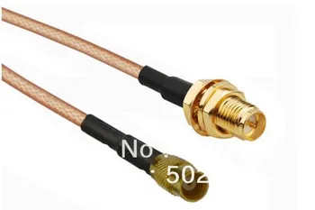 

20pcs/lot RF Jumper Cable RP-SMA Jack Female (Plug Pin) to MCX Female Pigtail Cable RG316 30cm