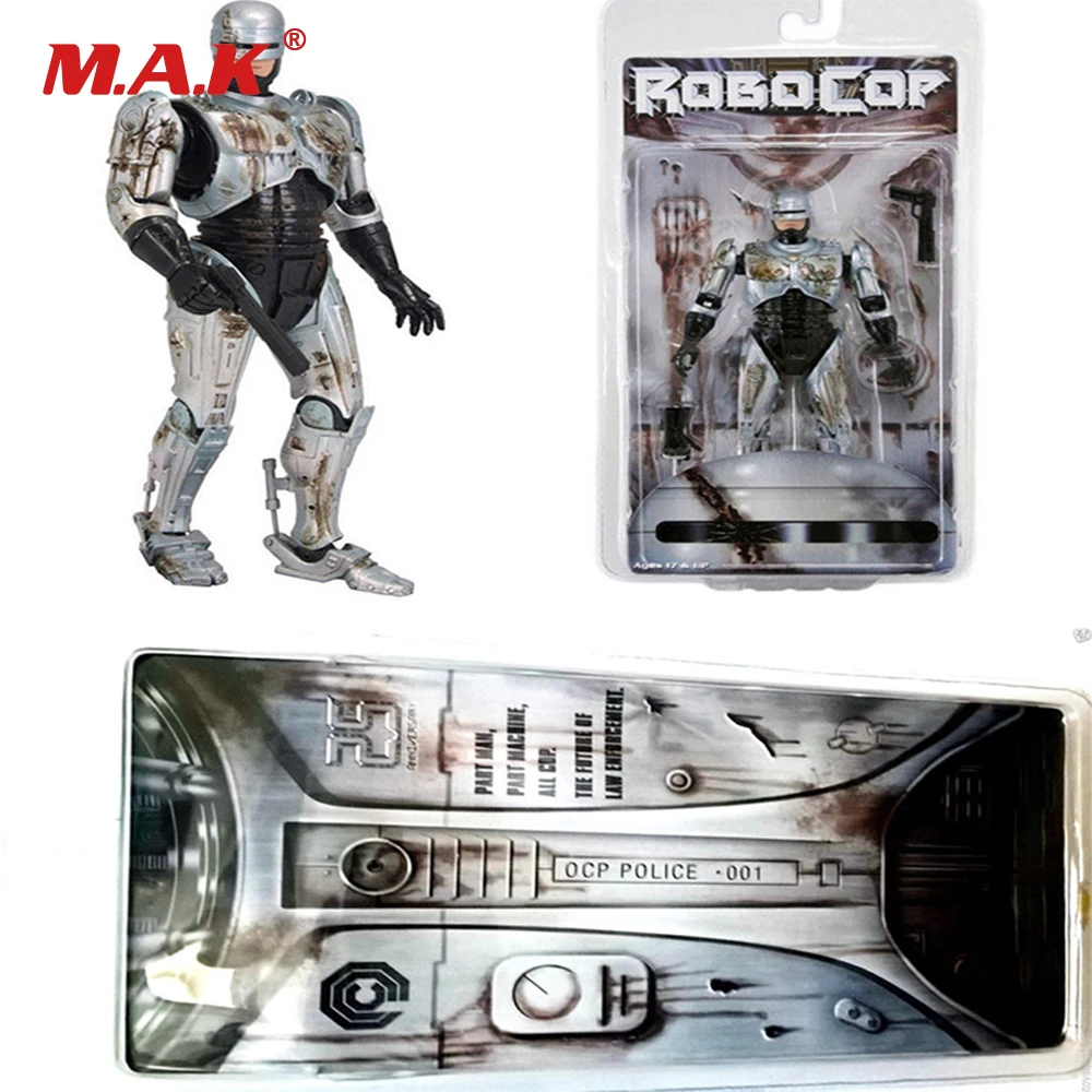 

7 Inches Robocop Anime Figure Battle Damage Version Model Toys Gift for Children Kids