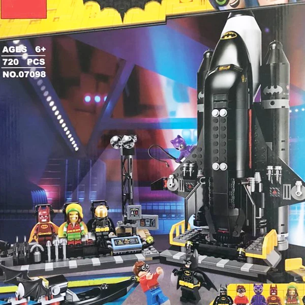

07098 BATMAN MOVIE the Bat-Space Shuttle 70923 Building Kit Bricks Blocks Toys Compatible 70923