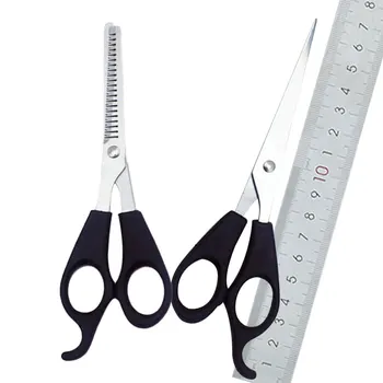 

High Quality Stainless steel Barber Hair Cutting Thinning Scissors Shears Hair Cutting Shears Scissors Set Salon Tools 2Pcs/set
