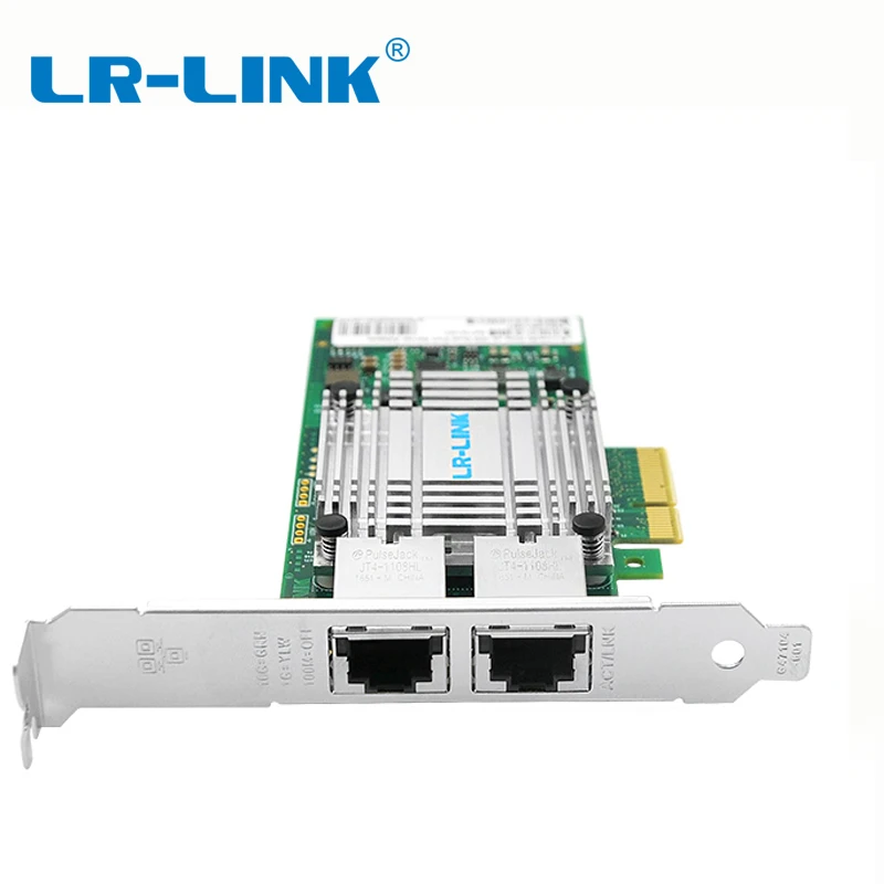 LR LINK LREC9712PF PCIe x4 Dual Port Fiber MM Gigabit Ethernet NETWORK CARD Broadcom 5715S based 2