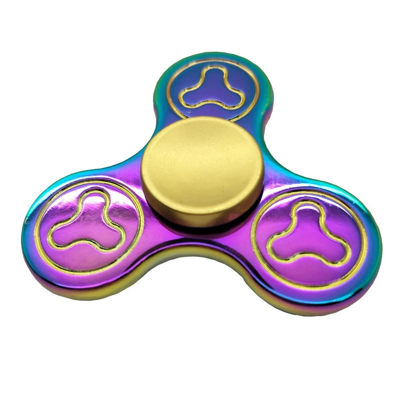 Радуга Tri Spinner Ультра Скорость рук Spinner Непоседа игрушки для аутизма и СДВГ беспокойство стресса фокус Игрушечные лошадки подарок