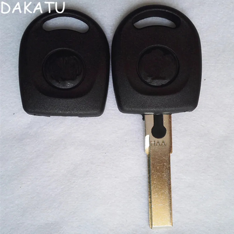 

DAKATU WITH LOGO Transponder Key Shell For Volkswagen (VW) B5 Passat Transponder Key With HU66 Blade